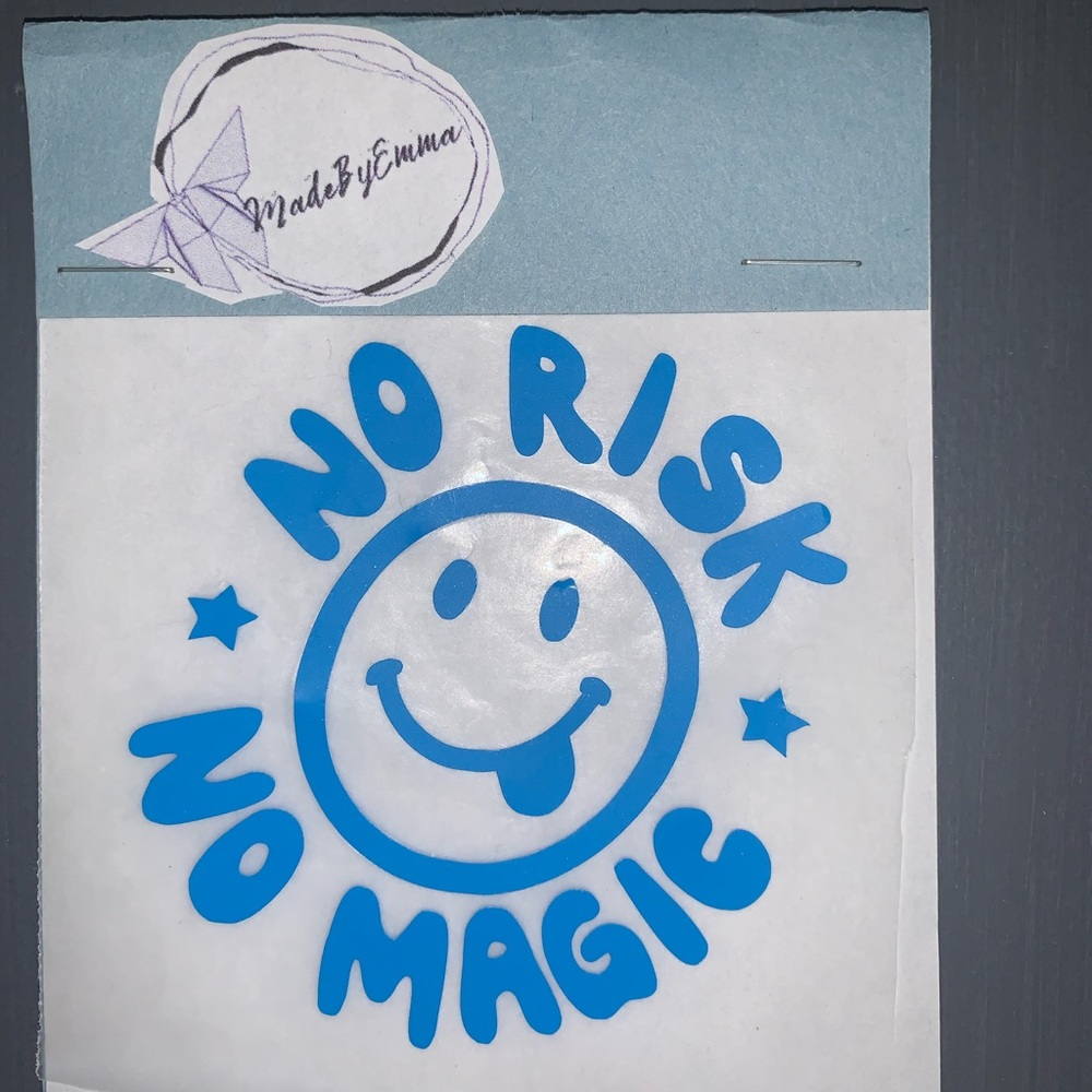 No Risk No Magic sticker 🪄